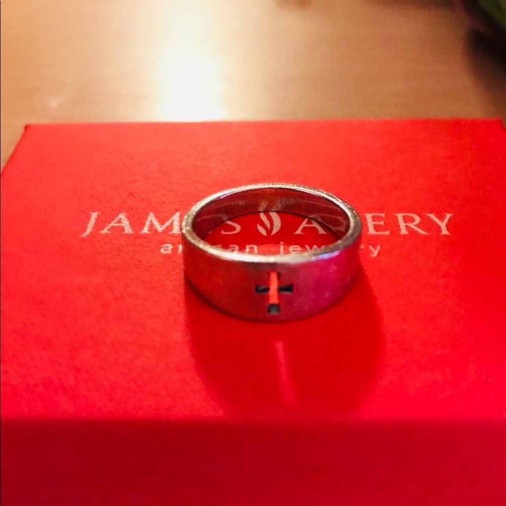 James Avery cross ring